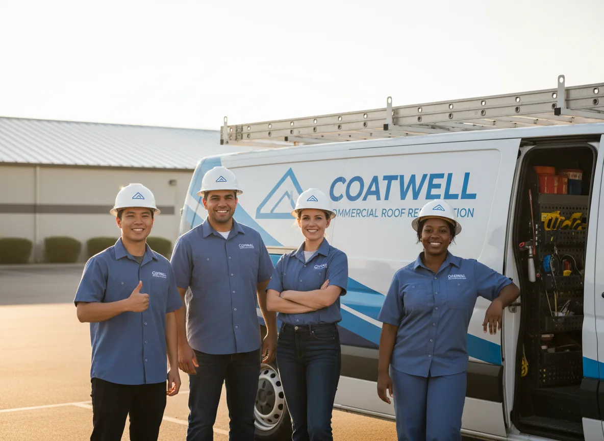 Commercial roof coating company in Eckley, CO